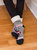 Classic Slipper Socks Large | Football Red