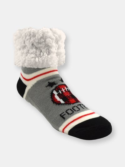 Pudus Classic Slipper Socks Large | Football Red product
