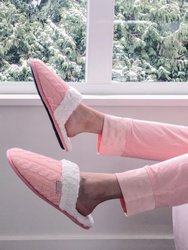 Creekside Slide Slippers | Cable Knit Blush