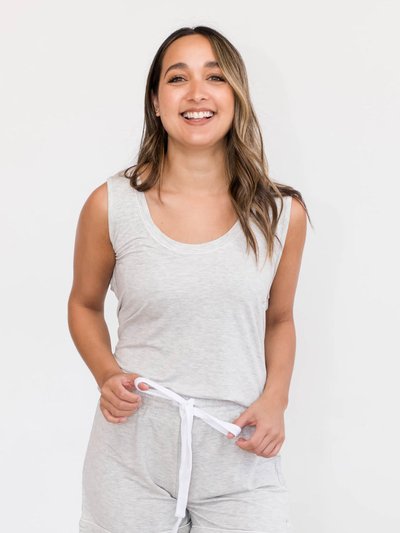 Pudus Ella Relaxed Tank Top | Pebble Grey product