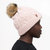 Recycled Beanie Hat - Chenille Knit First Blush