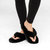 Recycled Cottontail Flip Flop Slippers - Black