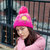 Smiley® x Pudus Beanie Hat | Pink Lumberjack