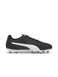 Childrens/Kids Monarch II FG Soccer Cleats Boots - Black/White