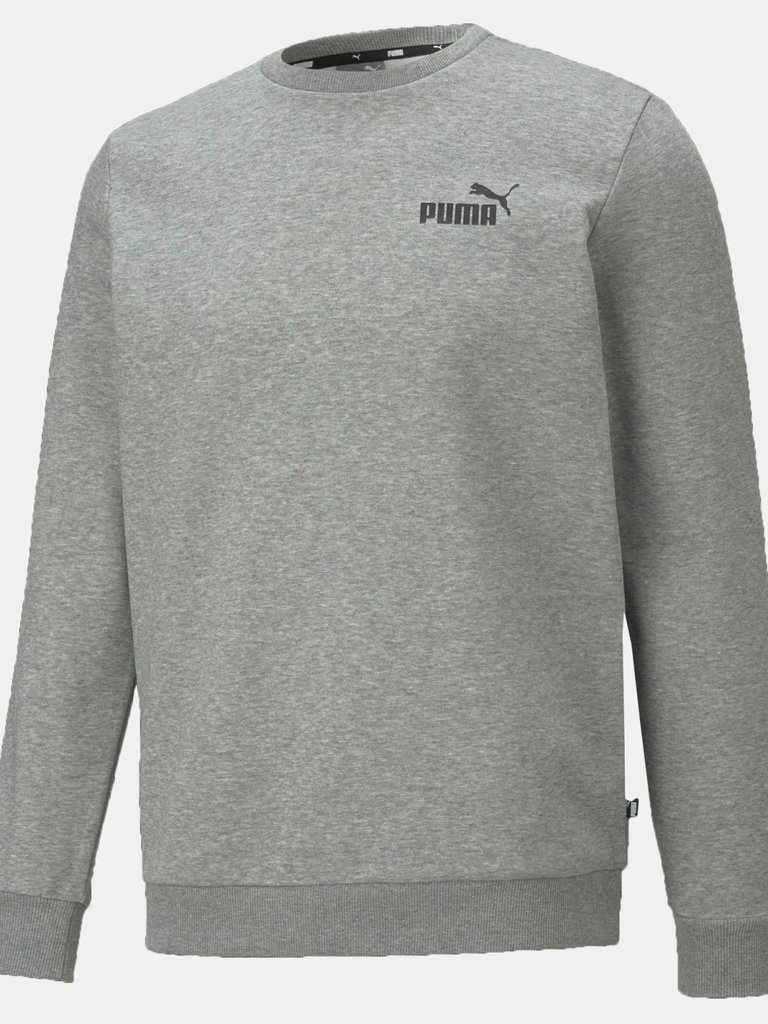 Mens ESS Logo Sweatshirt - Gray Heather - Gray Heather