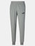 Mens ESS Slim Sweatpants - Medium Grey Heather - Medium Grey Heather