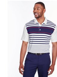 Men's Golf Spotlight Polo - Peacoat/High Risk Red
