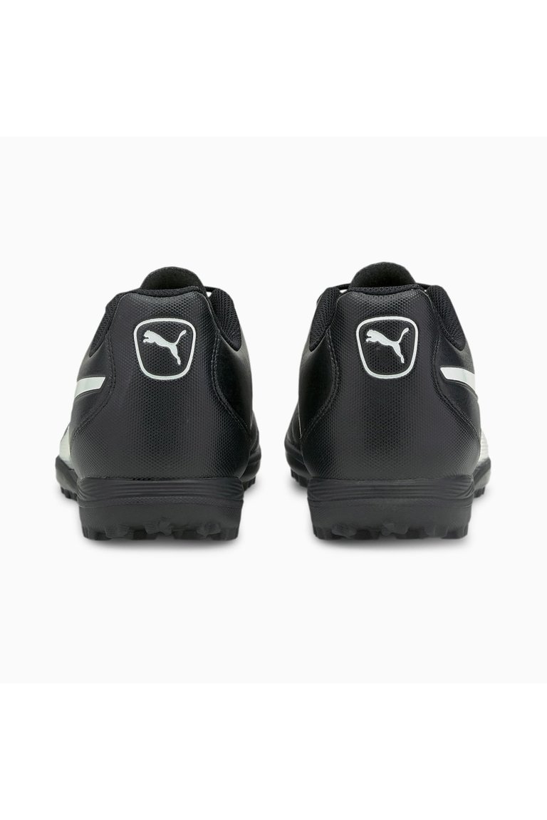 Mens King Hero 21 TT Leather Astro Turf Sneakers - Black/White