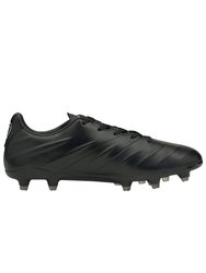 Mens King Pro 21 Leather Soccer Cleats - Black/White