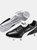 Mens King Top Leather Soccer Cleats - Black/White - Black/White