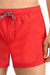 Mens Swim Shorts - Red - Red