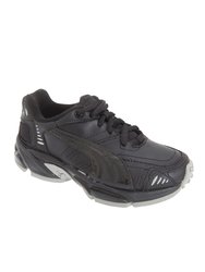 Puma Axis/Hahmer Junior Lace Non-Marking Trainer / Big Boys Trainers /Sports (Black) - Black