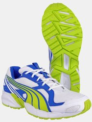 Puma Axis Mesh V2 Lace Up Big Boys Sneakers (Lime/Blue) (5 US)