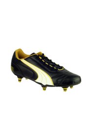 Puma Kratero Screw-in Boot /Boys Boots (Black/White/Gold) - Black/White/Gold