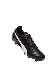 Puma Mens King Pro 21 Leather Soccer Cleats - Black/White - Black/White