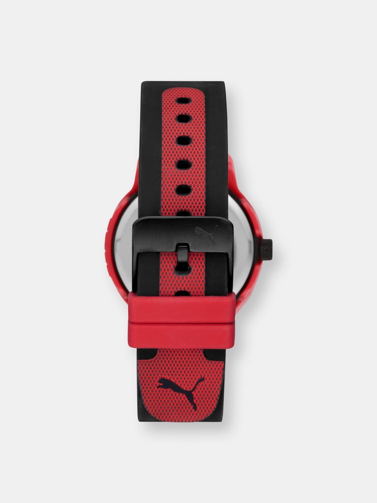 Puma Men's Reset P5001 Red Silicone Quartz Fashion Watch