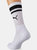Puma Unisex Adult Heritage Stripe Crew Socks (Pack of 2) (White/Black)