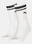 Puma Unisex Adult Heritage Stripe Crew Socks (Pack of 2) (White/Black) - White/Black