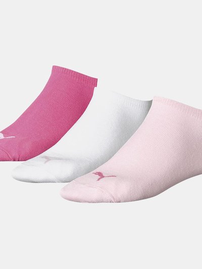 Puma Puma Unisex Adult Invisible Socks (Pack of 3) (Pink) product