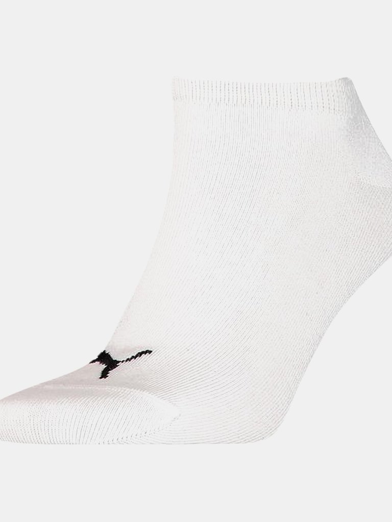 Puma Unisex Adult Invisible Socks (Pack of 3) (White) - White