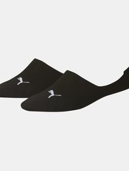 Puma Unisex Adult Liner Socks (Pack of 2) (Black) - Black
