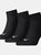 Puma Unisex Adult Quarter Training Ankle Socks (Pack of 3) (Black) - Black