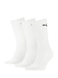 Puma Unisex Adult Sport Crew Socks (Pack of 3) (White) - White