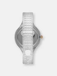 Puma Women's Contour P1016 Silver Polyurethane Quartz Fashion Watch