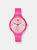 Puma Women's Contour P1024 Pink Polyurethane Quartz Fashion Watch - Pink