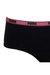 Puma Womens/Ladies Hipster Briefs (Pack Of 3) (Black/Pink)