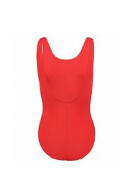 Puma Womens/Ladies One Piece Bathing Suit (Red)