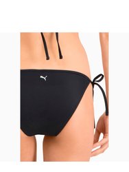 Puma Womens/Ladies Side Tie Bikini Bottoms (Black)