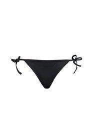 Puma Womens/Ladies Side Tie Bikini Bottoms (Black) - Black