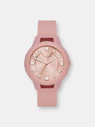 Puma Women's Reset V1 P1021 Pink Silicone Quartz Fashion Watch - Pink