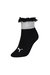 Puma X Selena Gomez Womens/Ladies Ruffle Short Crew Socks (Black) - Black