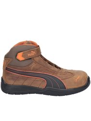 Mens Indy Mid Touch Fastening Safety Boot - Brown