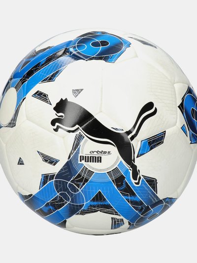 Puma TeamFINAL6 MS Training Soccer Ball - White/Electric Blue Lemonade product