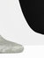 Unisex Adult Trainer Socks - Gray / Black / White
