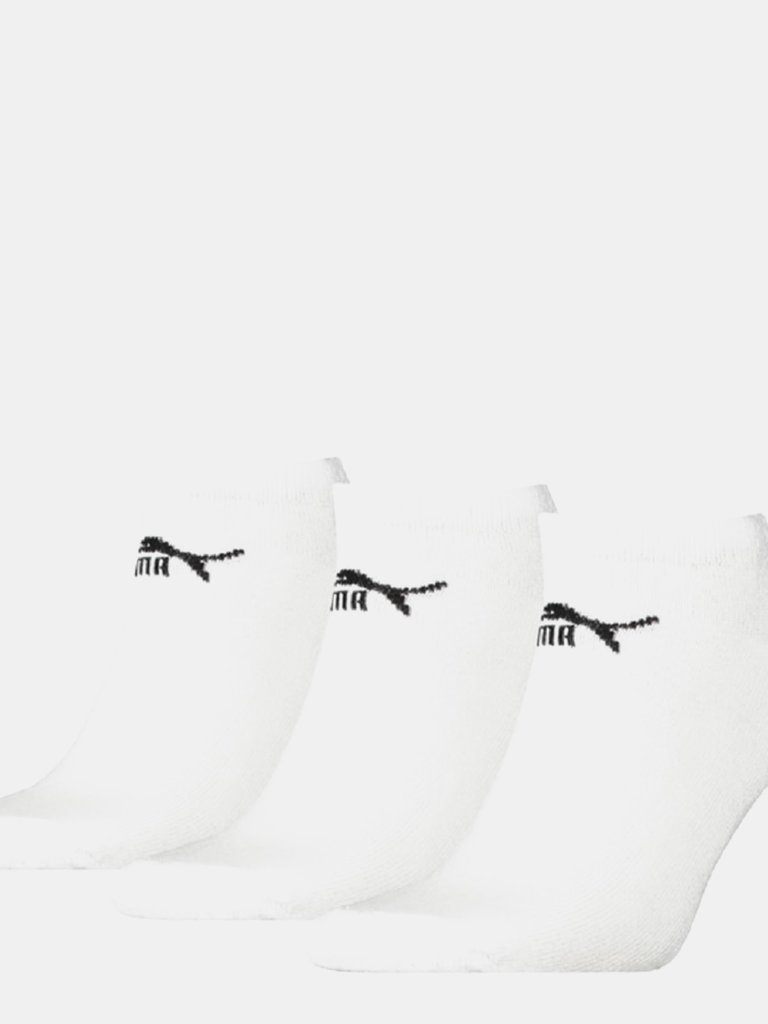 Unisex Adult Trainer Socks - White