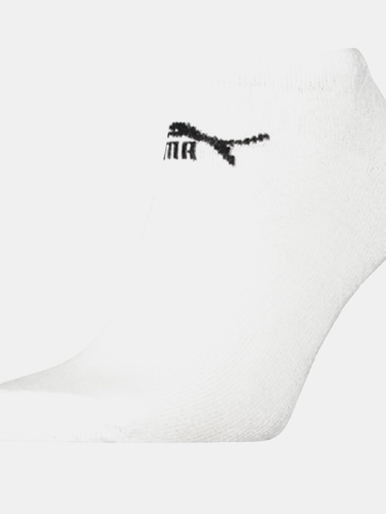 Unisex Adult Trainer Socks - White - White