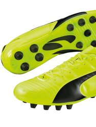 Unisex Adult Universal II FG Soccer Cleats - Lime Green/Black - Lime Green/Black