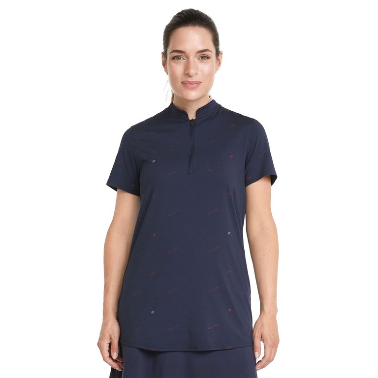 Women's Cloudspun Love Golf Polo - Navy Blazer Ski Patrol