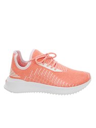 Womens/Ladies Avid Evoknit Sneaker - Shell Pink Puma White