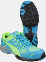 Womens/Ladies Charge Low Safety Trainers - Blue/Lime Green