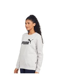 Womens/Ladies ESS Logo Sweatshirt - Light Gray Heather