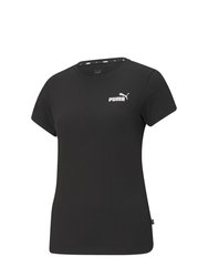 Womens/Ladies ESS Logo T-Shirt - Black