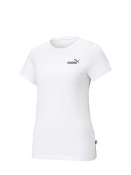 Womens/Ladies ESS Logo T-Shirt - White