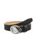 Womens/Ladies Regent Fitted Leather Belt - Black - Black