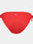 Womens/Ladies Side Tie Bikini Bottoms - Red