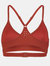 Womens/Ladies Sporty Bikini Top - Brown